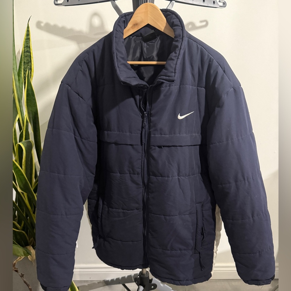 Vintage Nike Men's Navy Jacket